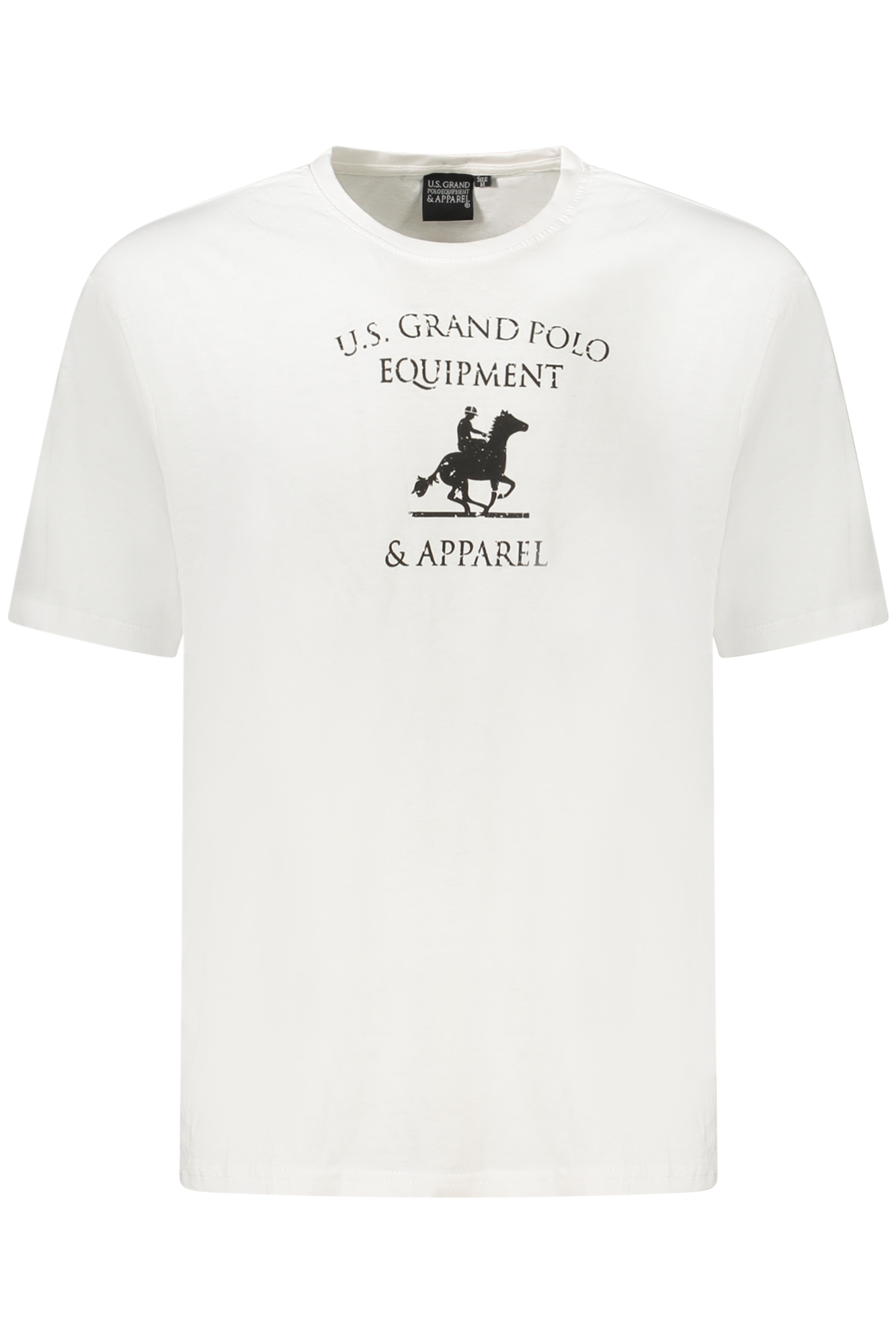 U.S. GRAND POLO T-SHIRT MANICHE CORTE UOMO BIANCO