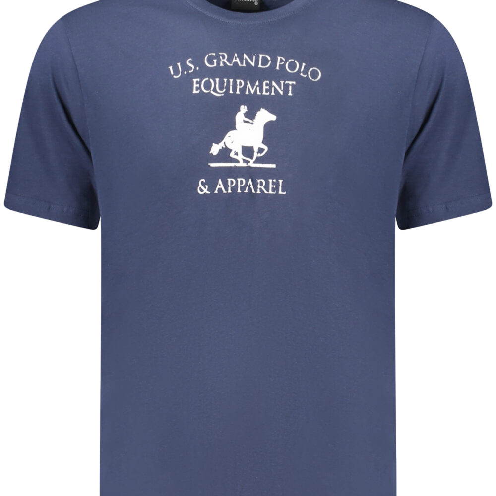 U.S. GRAND POLO T-SHIRT MANICHE CORTE UOMO BLU