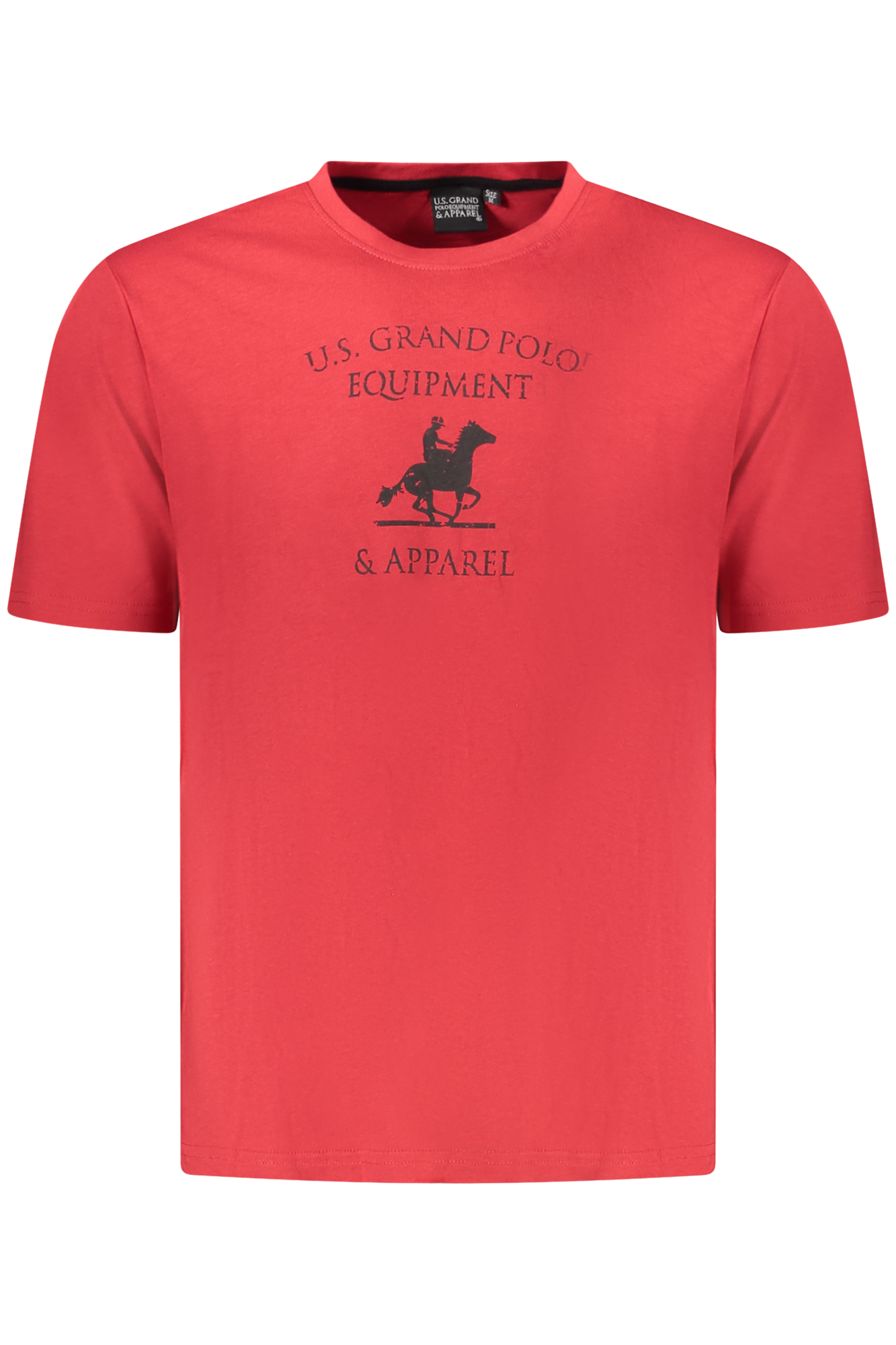 U.S. GRAND POLO T-SHIRT MANICHE CORTE UOMO ROSSO