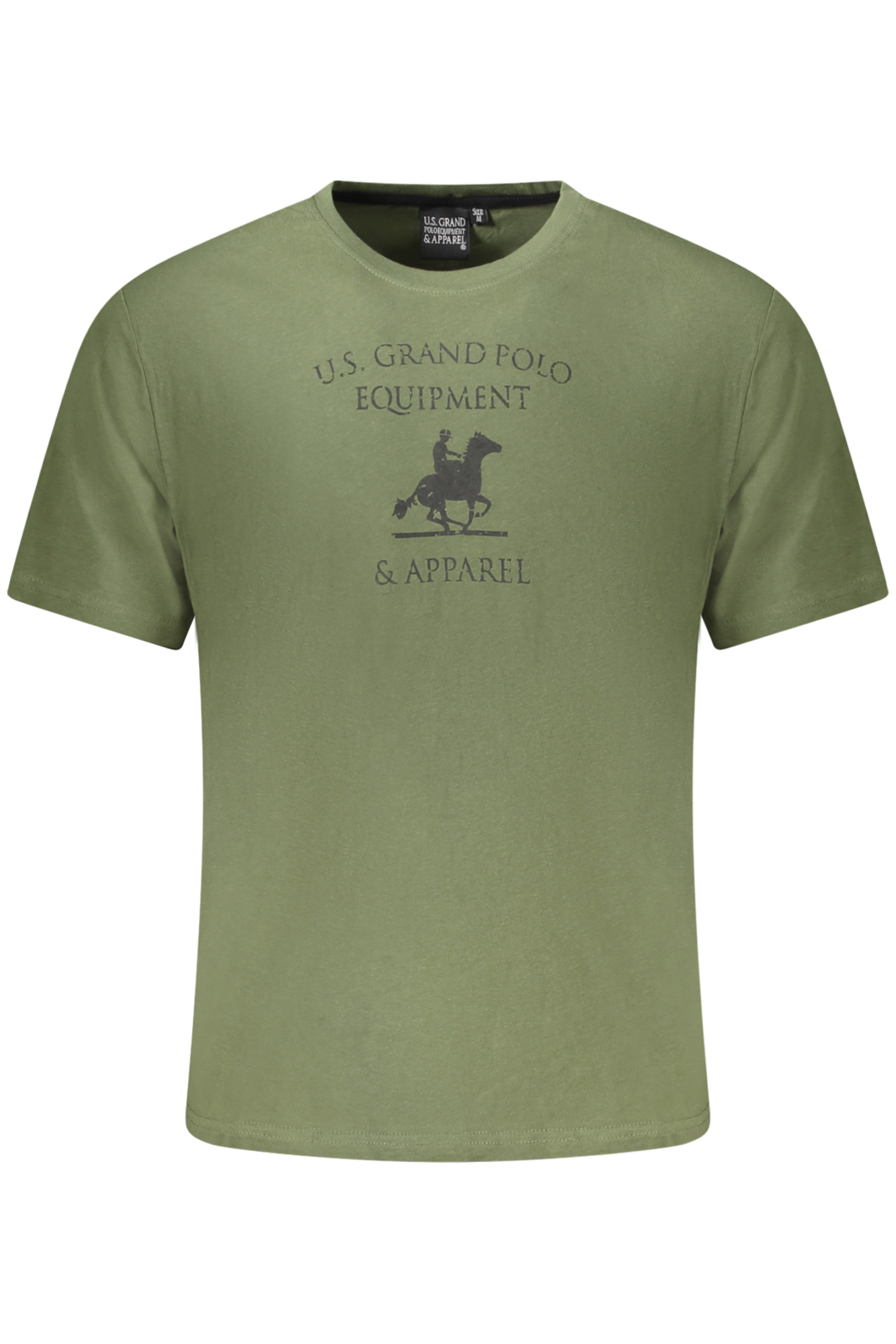 U.S. GRAND POLO T-SHIRT MANICHE CORTE UOMO VERDE