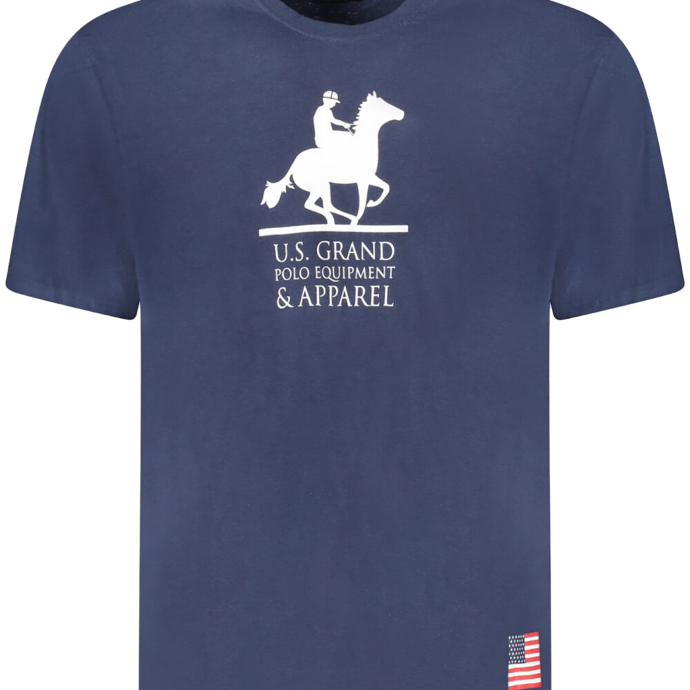 U.S. GRAND POLO T-SHIRT MANICHE CORTE UOMO BLU