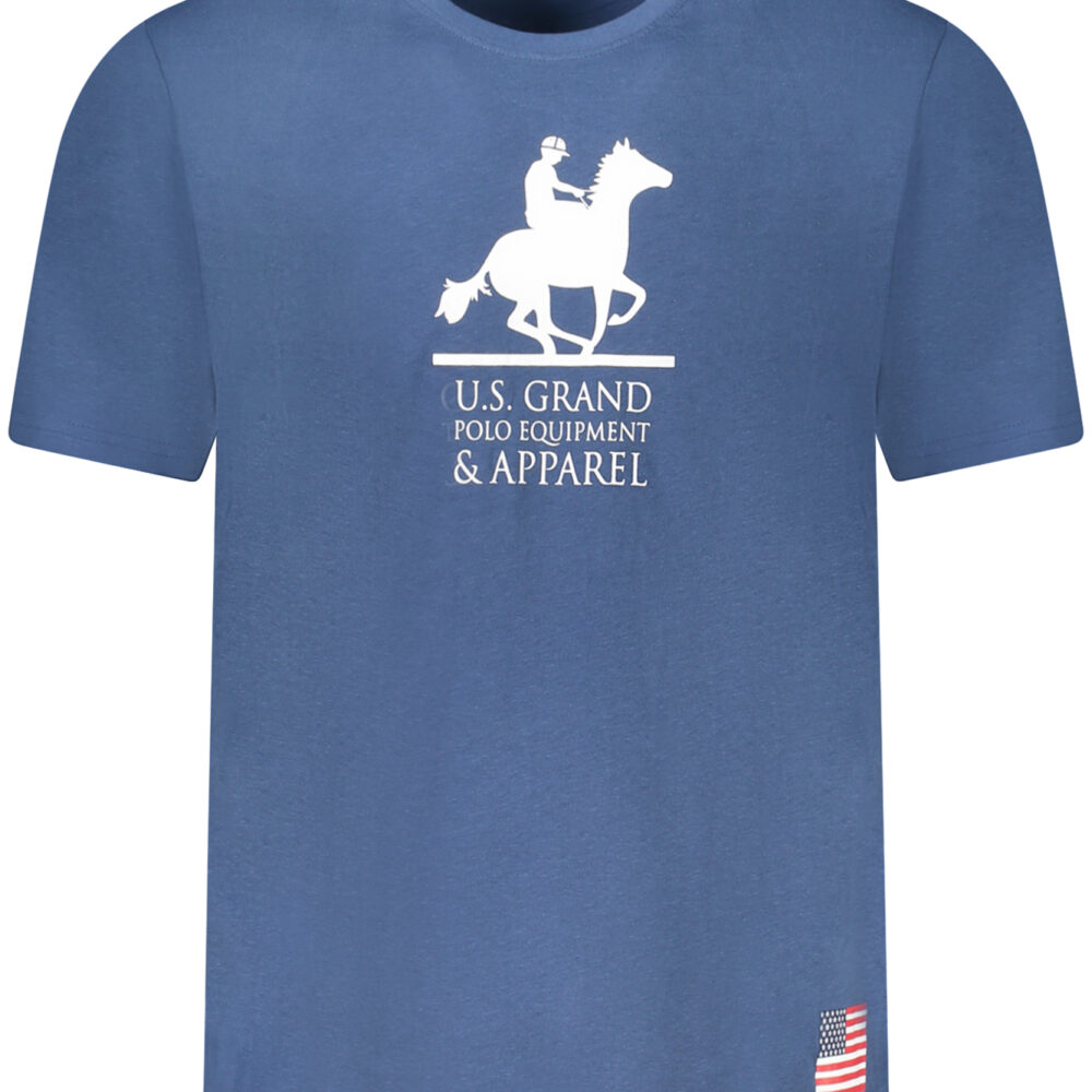 U.S. GRAND POLO T-SHIRT MANICHE CORTE UOMO BLU