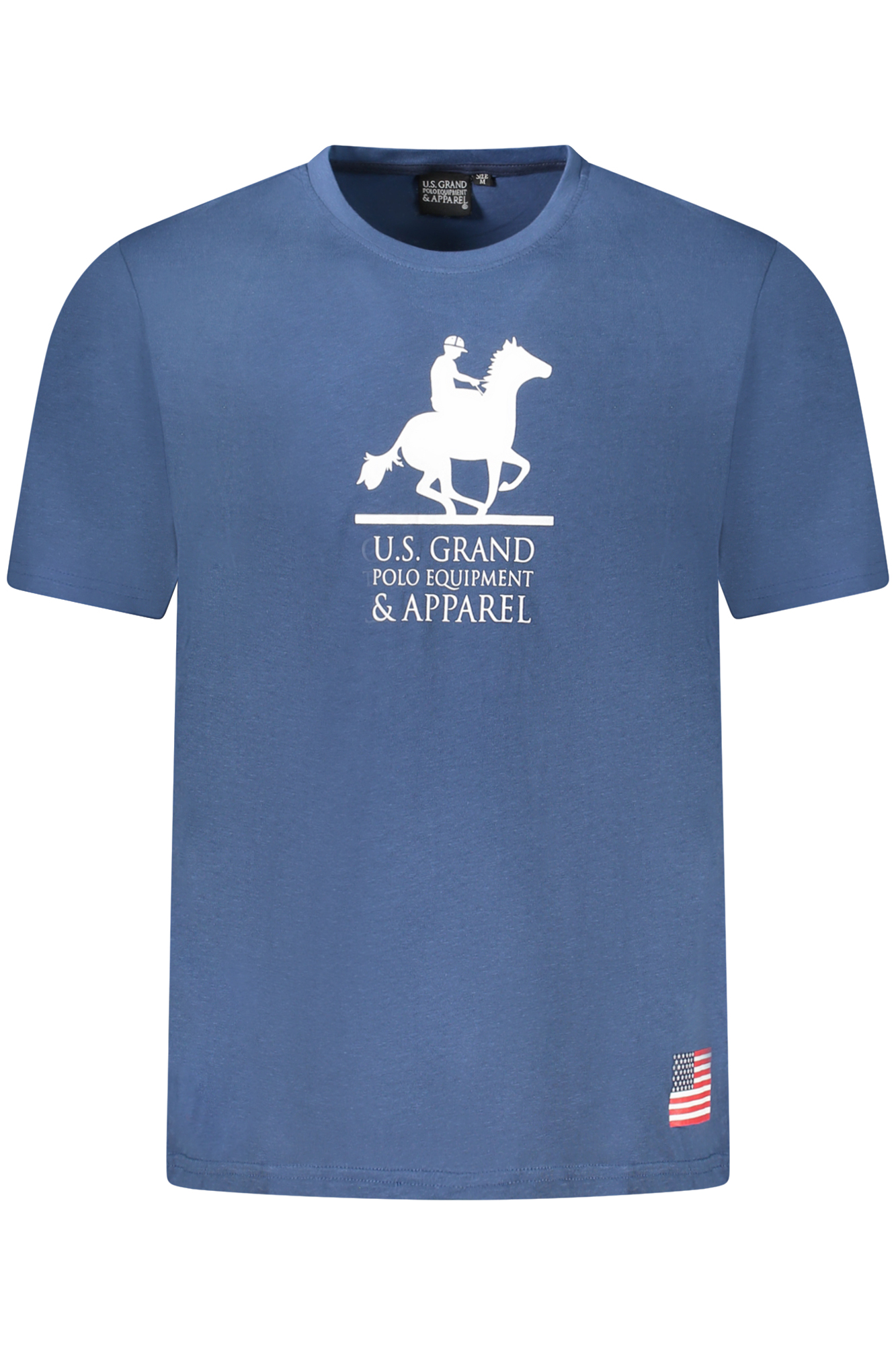 U.S. GRAND POLO T-SHIRT MANICHE CORTE UOMO BLU