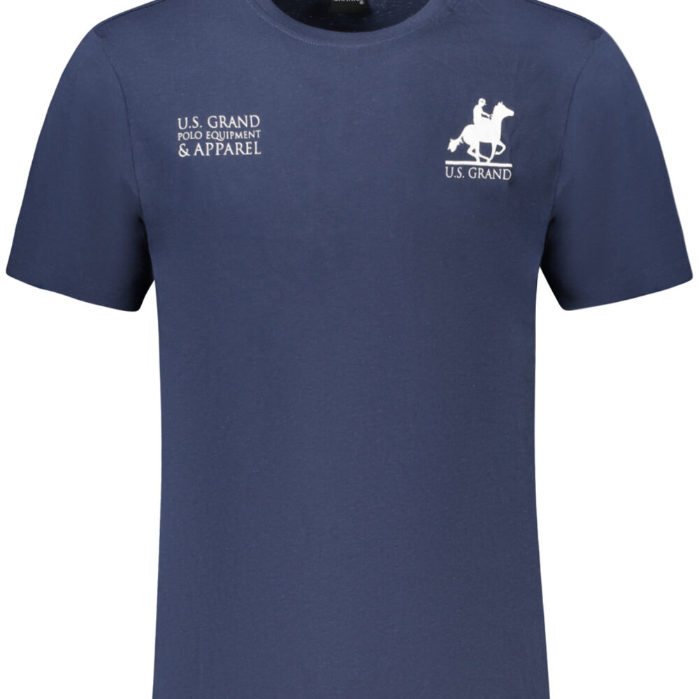 U.S. GRAND POLO T-SHIRT MANICHE CORTE UOMO BLU