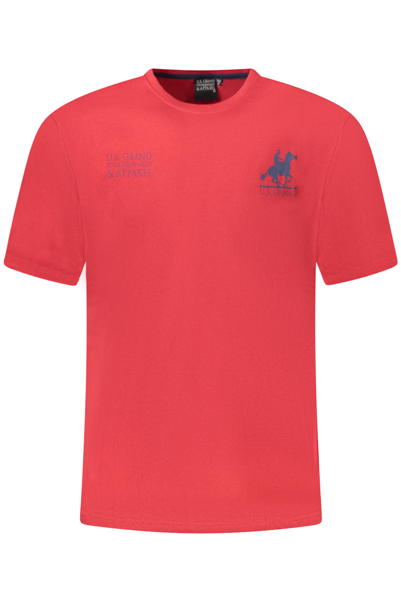 U.S. GRAND POLO T-SHIRT MANICHE CORTE UOMO ROSSO