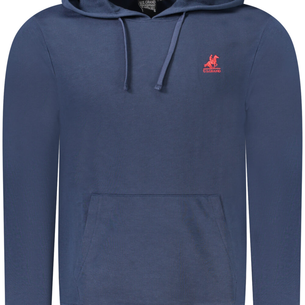 U.S. GRAND POLO FELPA SENZA ZIP UOMO BLU