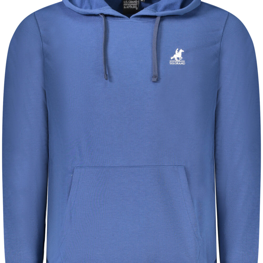 U.S. GRAND POLO FELPA SENZA ZIP UOMO BLU