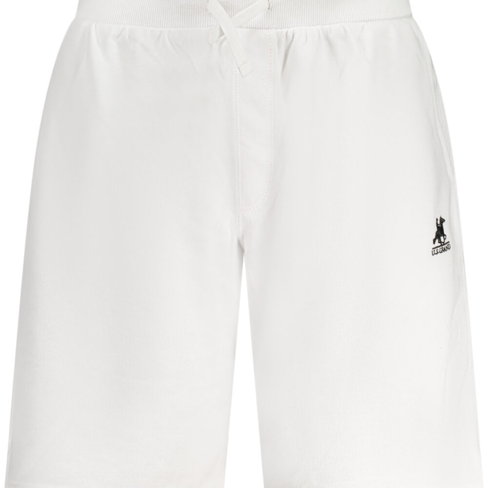 U.S. GRAND POLO PANTALONE SHORT UOMO BIANCO