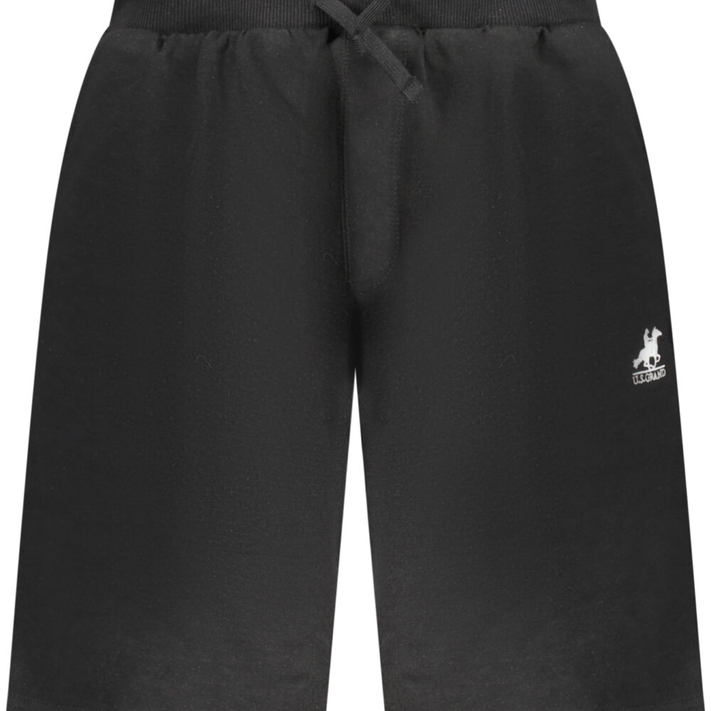 U.S. GRAND POLO PANTALONE SHORT UOMO NERO