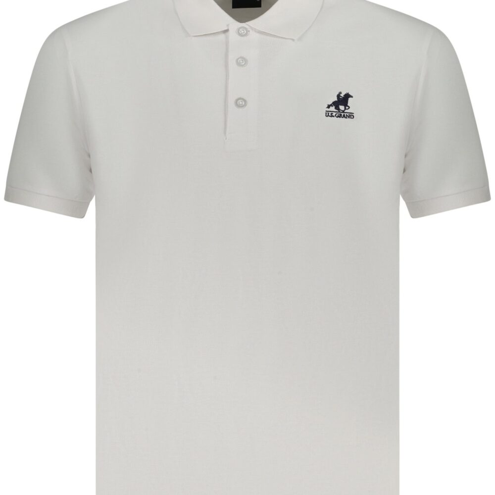 U.S. GRAND POLO POLO MANICHE CORTE UOMO BIANCO