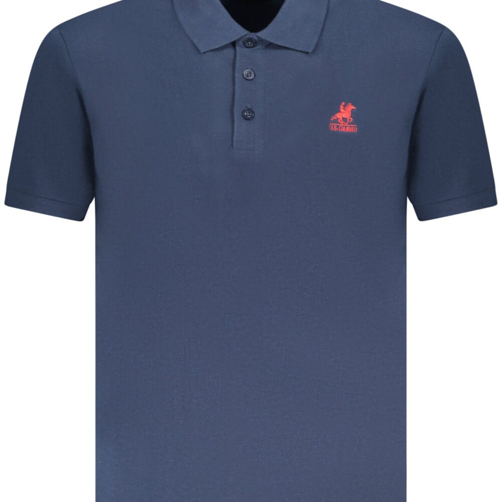 U.S. GRAND POLO POLO MANICHE CORTE UOMO BLU