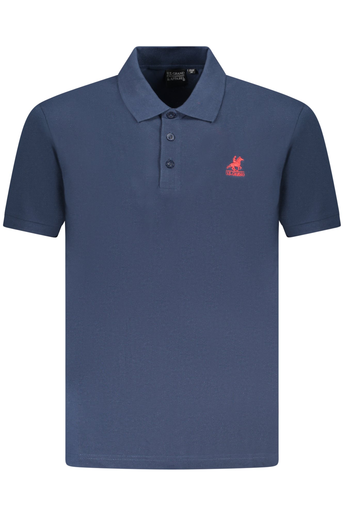 U.S. GRAND POLO POLO MANICHE CORTE UOMO BLU
