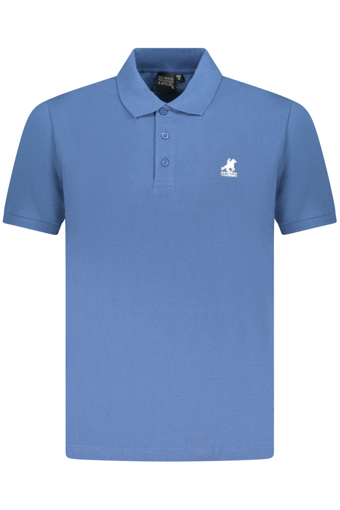 U.S. GRAND POLO POLO MANICHE CORTE UOMO BLU
