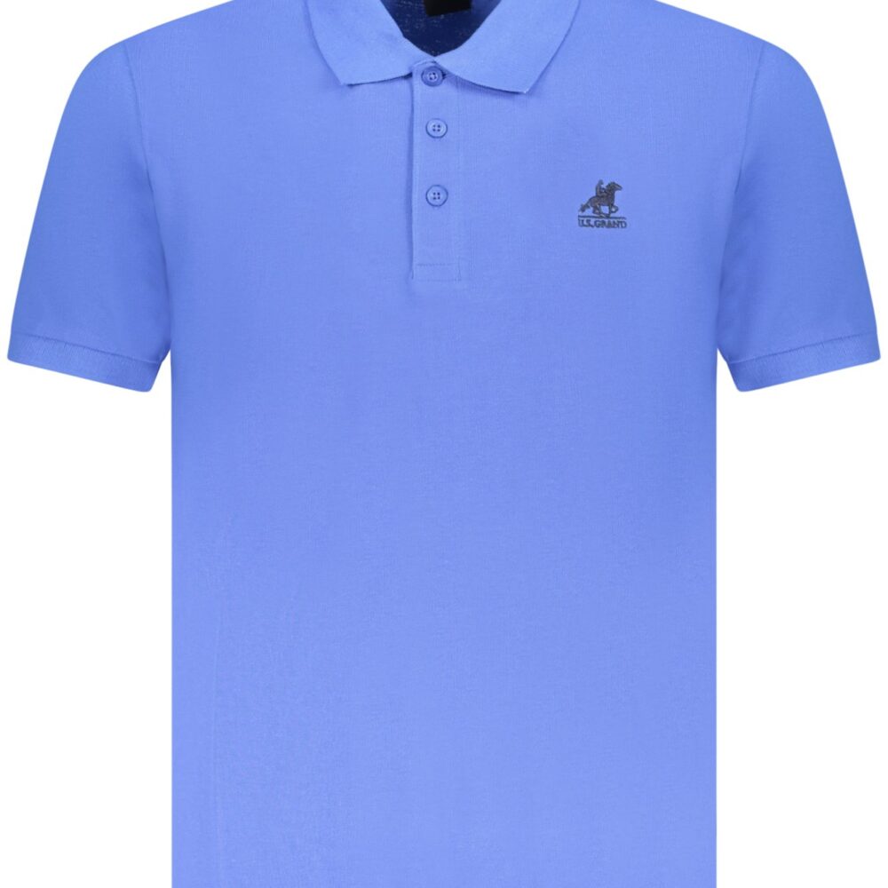 U.S. GRAND POLO POLO MANICHE CORTE UOMO BLU