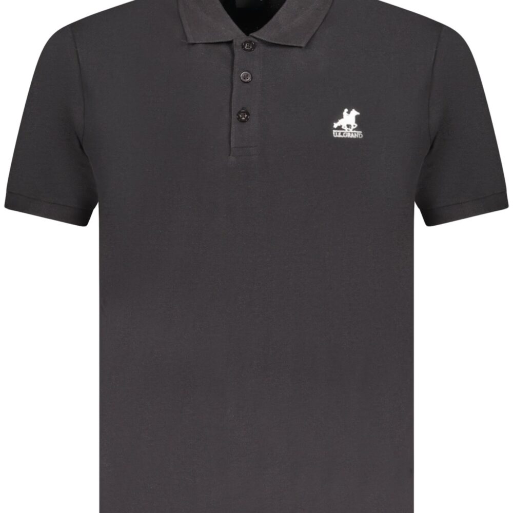 U.S. GRAND POLO POLO MANICHE CORTE UOMO NERO