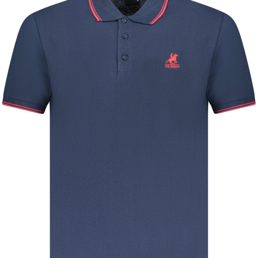 U.S. GRAND POLO POLO MANICHE CORTE UOMO BLU