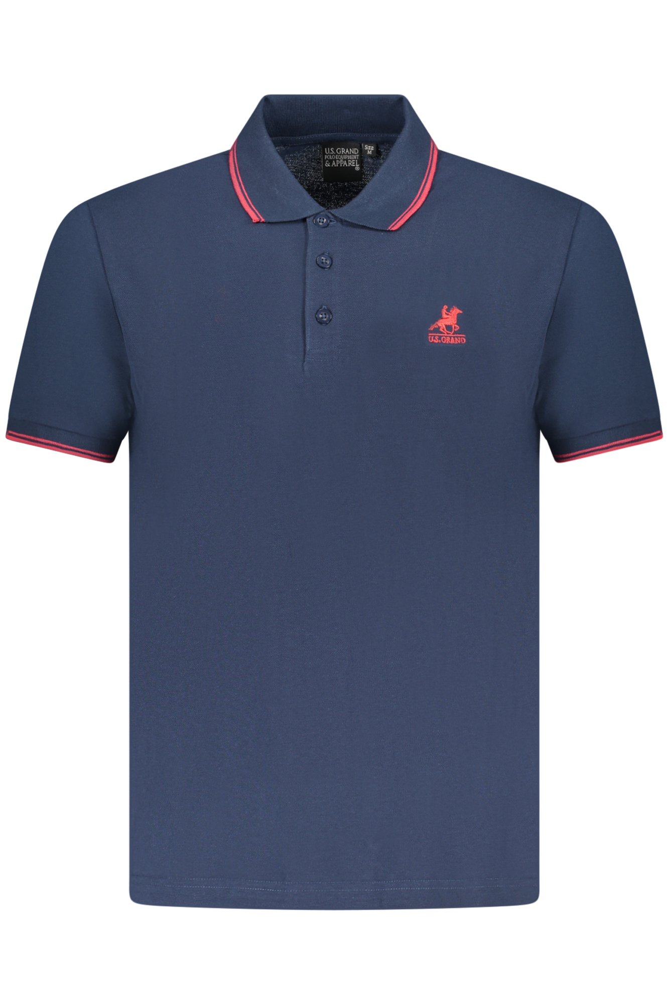 U.S. GRAND POLO POLO MANICHE CORTE UOMO BLU
