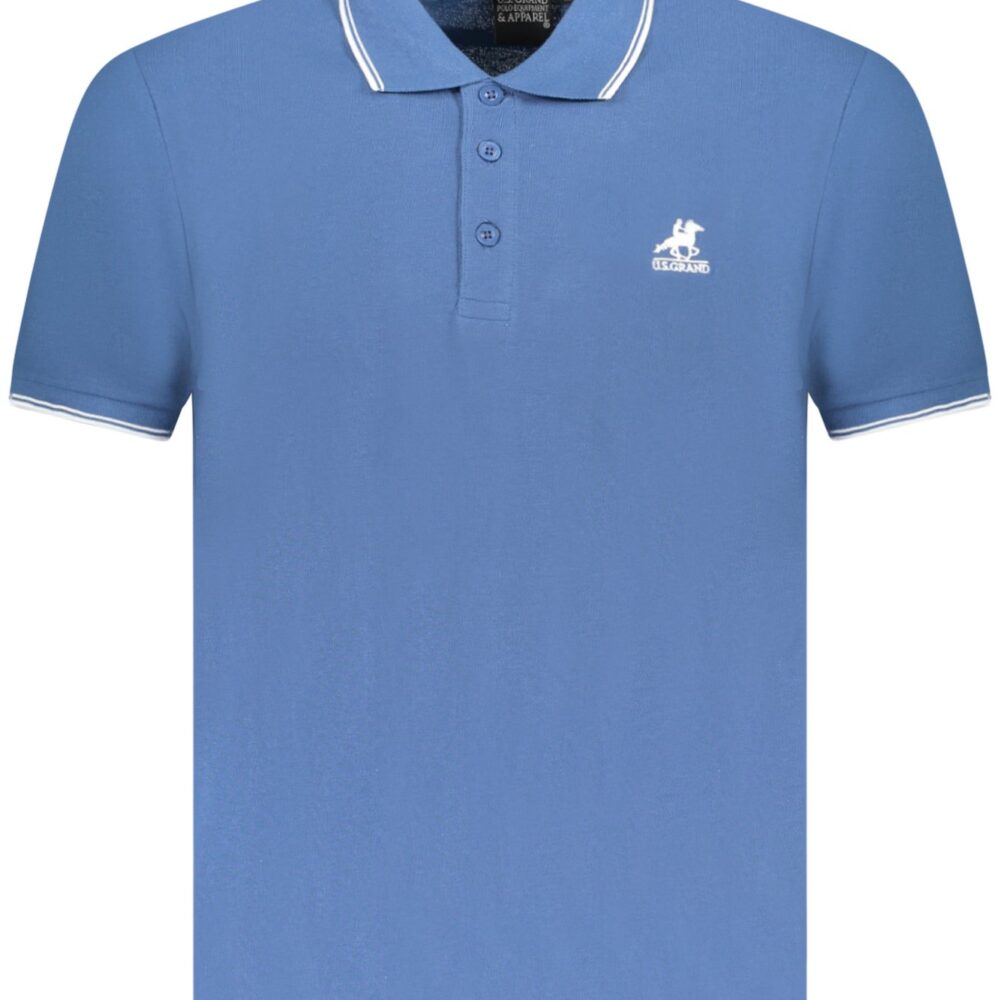 U.S. GRAND POLO POLO MANICHE CORTE UOMO BLU