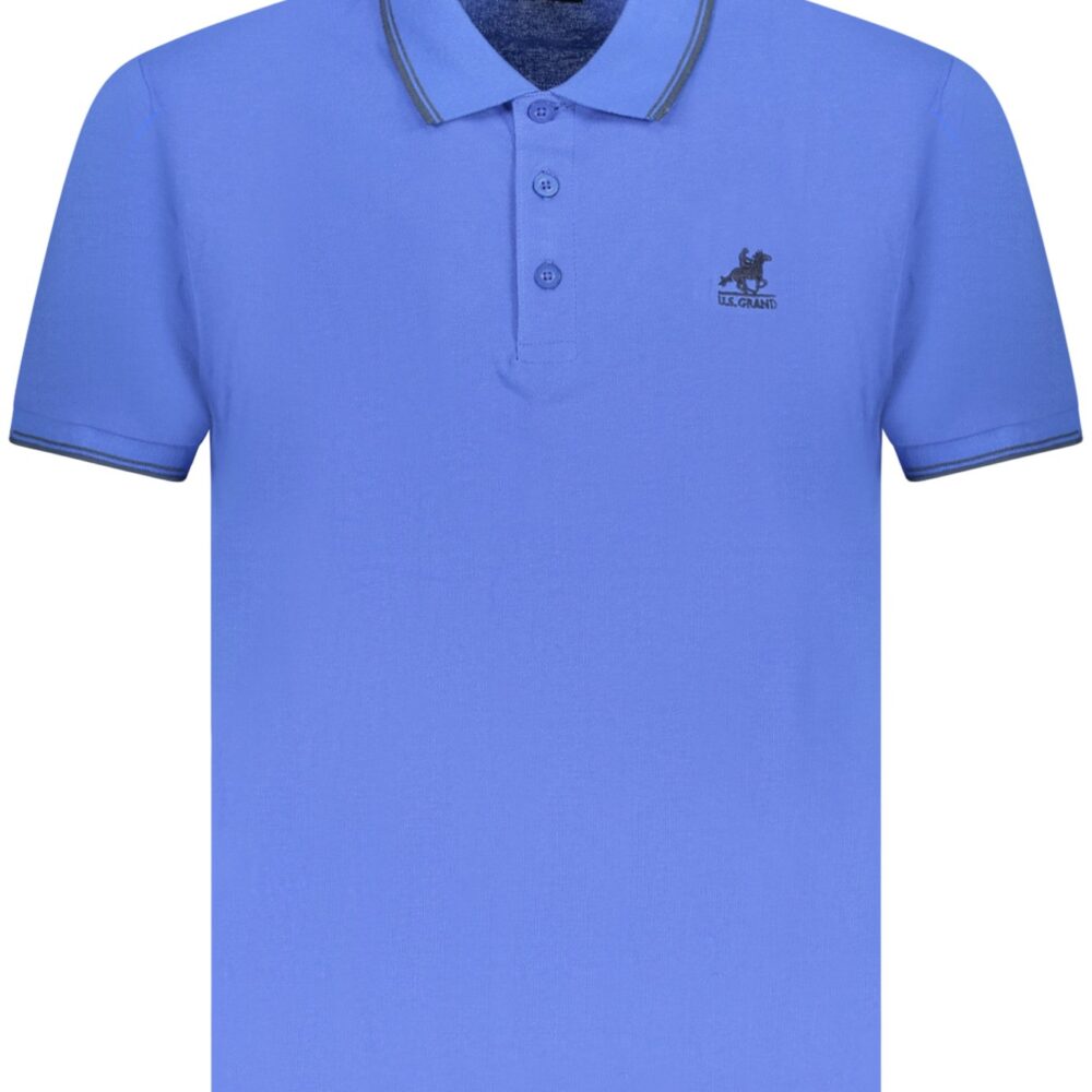 U.S. GRAND POLO POLO MANICHE CORTE UOMO BLU