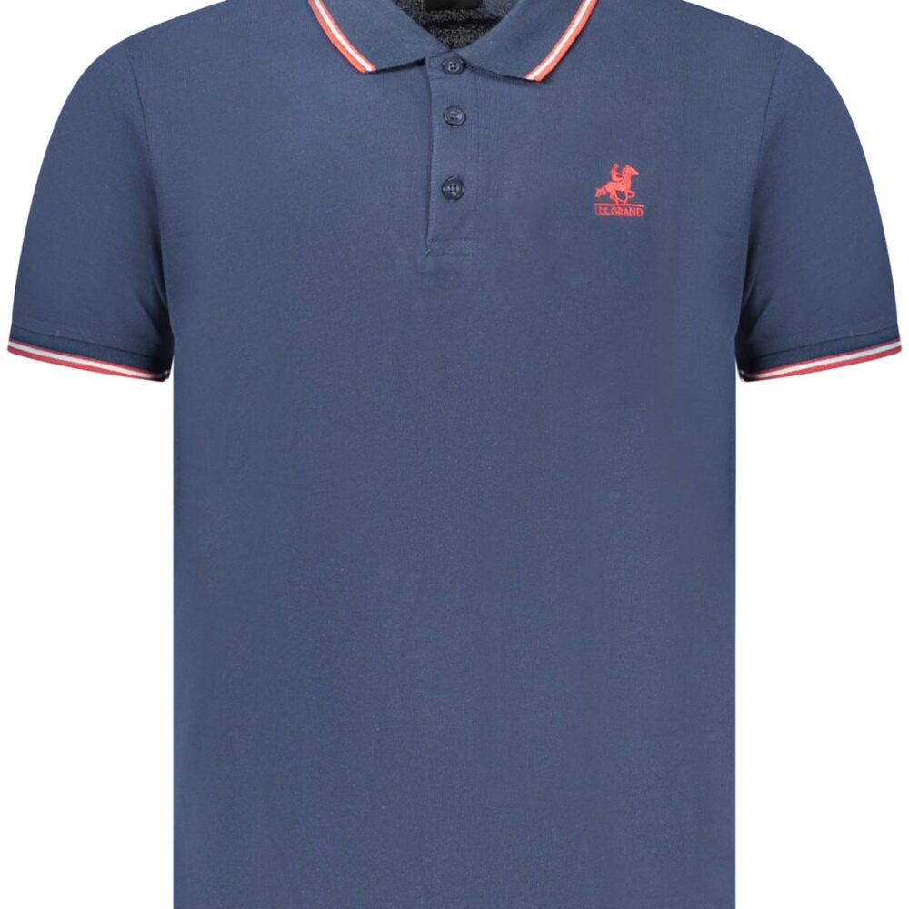 U.S. GRAND POLO POLO MANICHE CORTE UOMO BLU