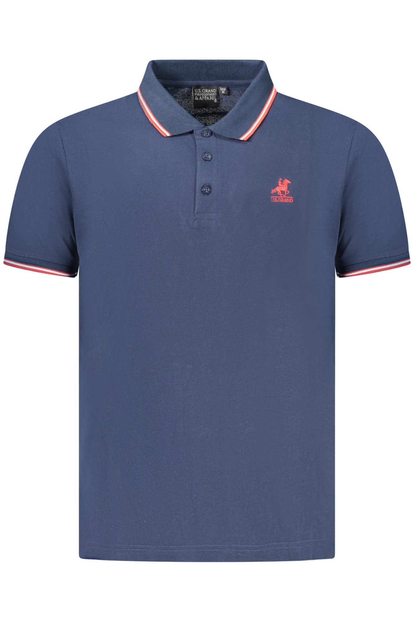 U.S. GRAND POLO POLO MANICHE CORTE UOMO BLU