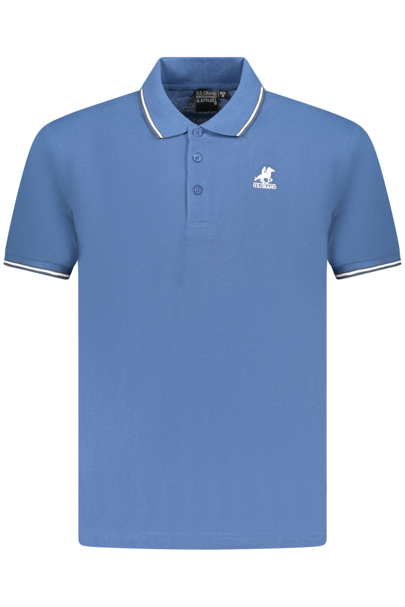 U.S. GRAND POLO POLO MANICHE CORTE UOMO BLU