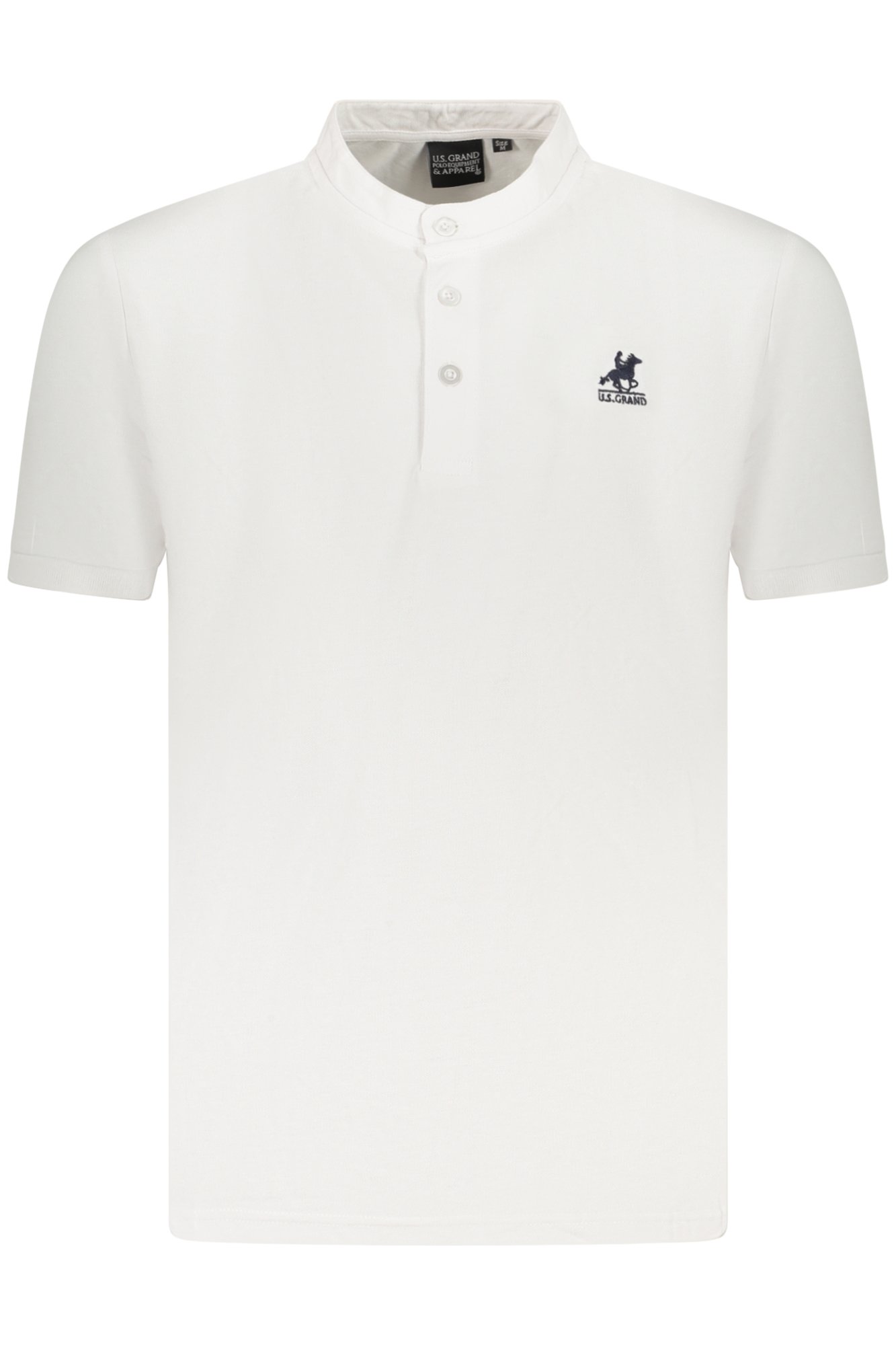U.S. GRAND POLO POLO MANICHE CORTE UOMO BIANCO