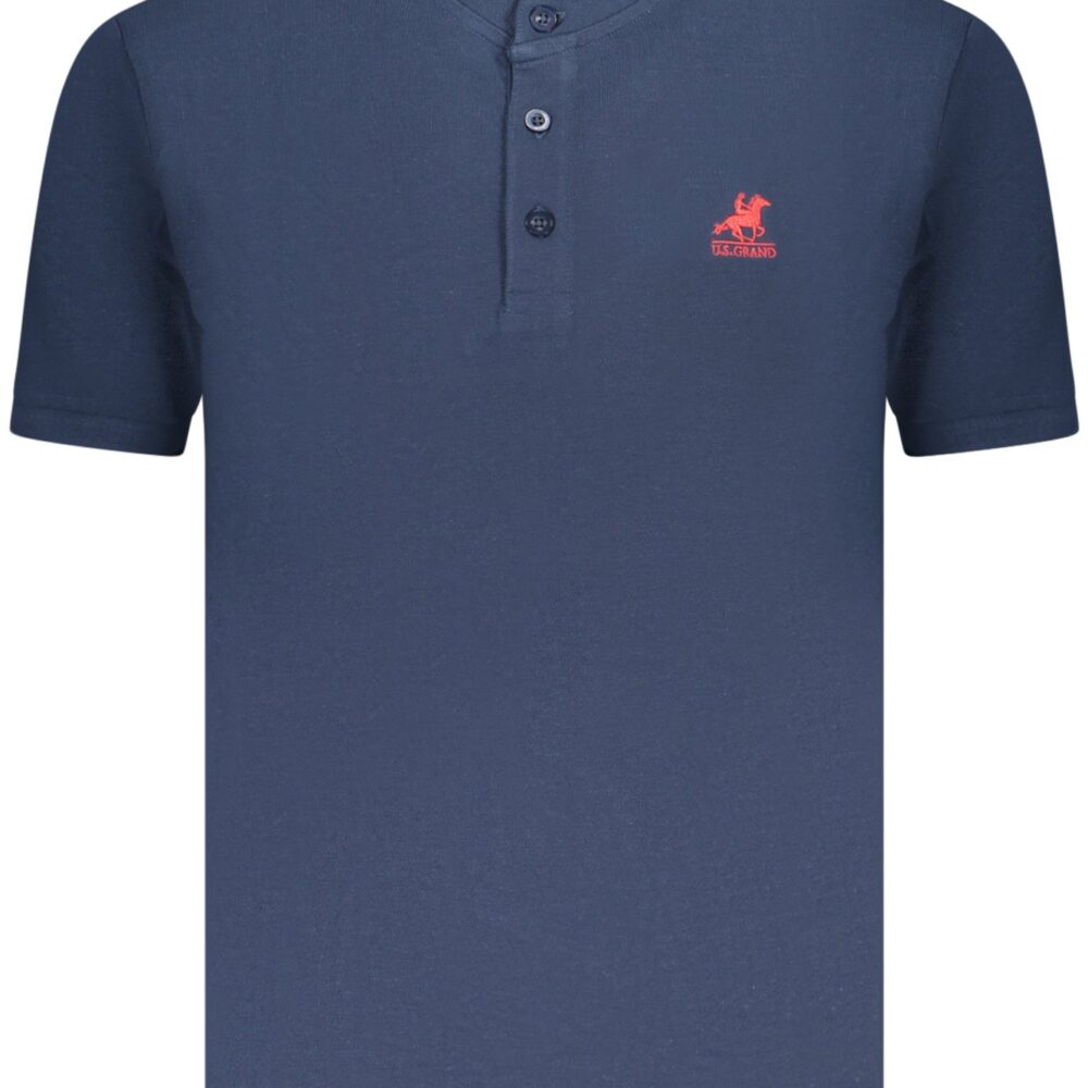 U.S. GRAND POLO POLO MANICHE CORTE UOMO BLU