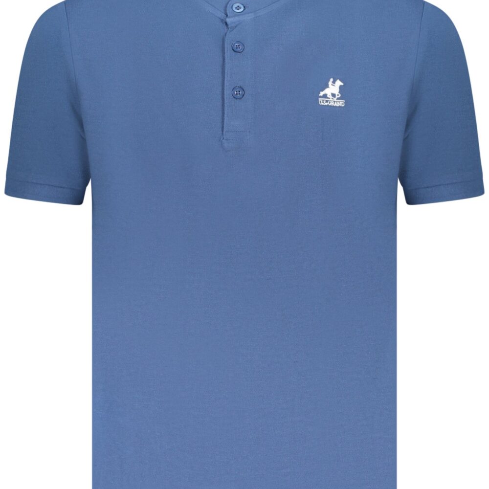U.S. GRAND POLO POLO MANICHE CORTE UOMO BLU