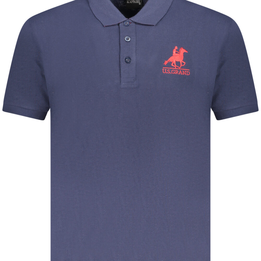 U.S. GRAND POLO POLO MANICHE CORTE UOMO BLU