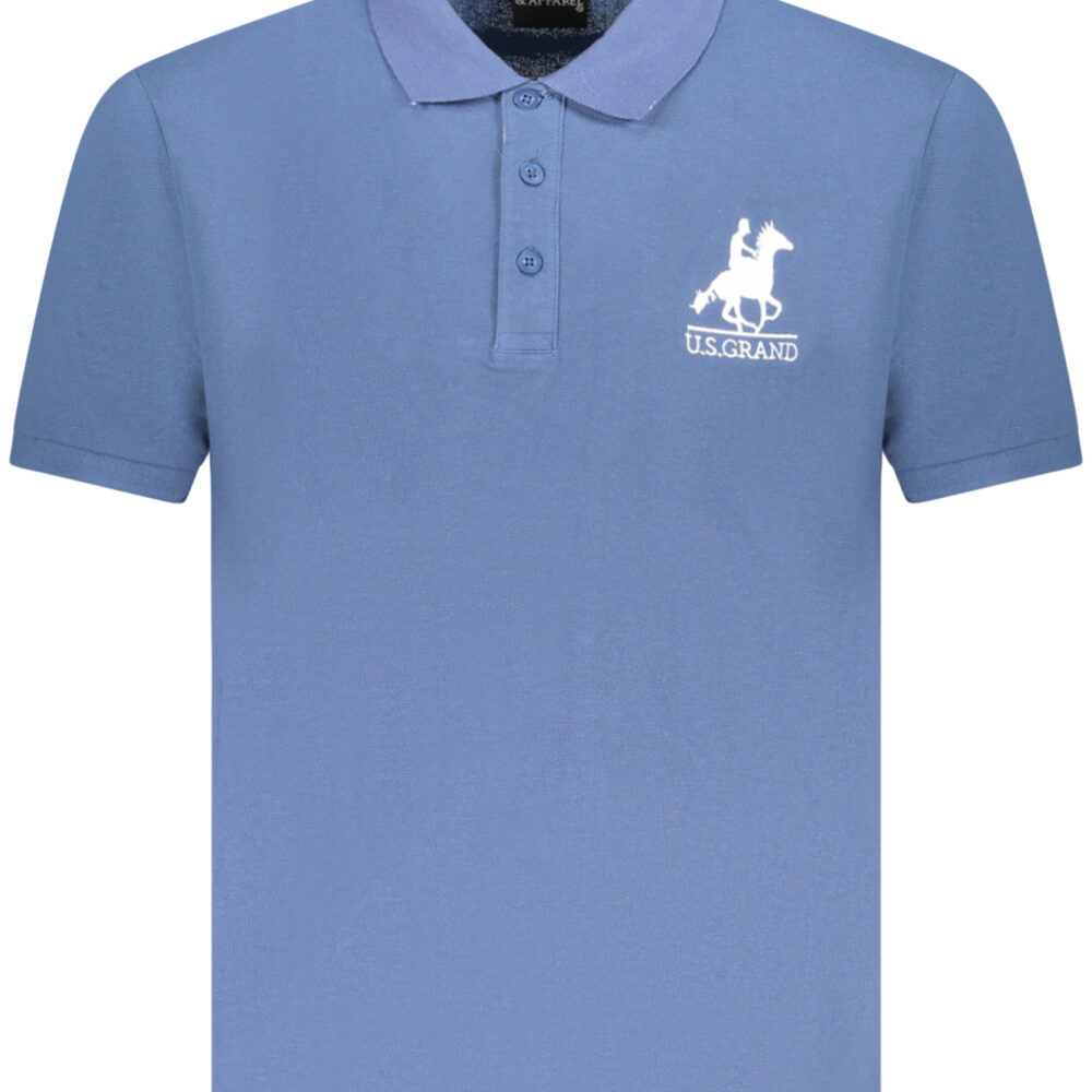 U.S. GRAND POLO POLO MANICHE CORTE UOMO BLU