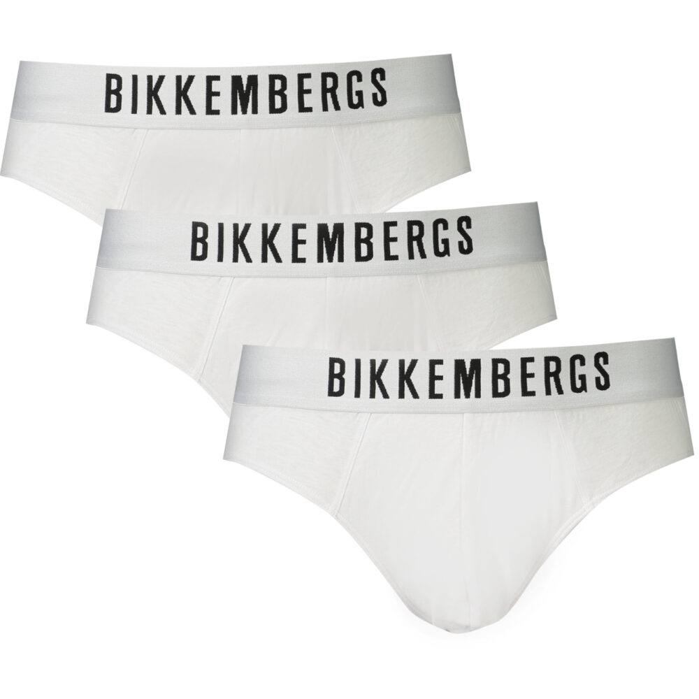 BIKKEMBERGS SLIP UOMO BIANCO