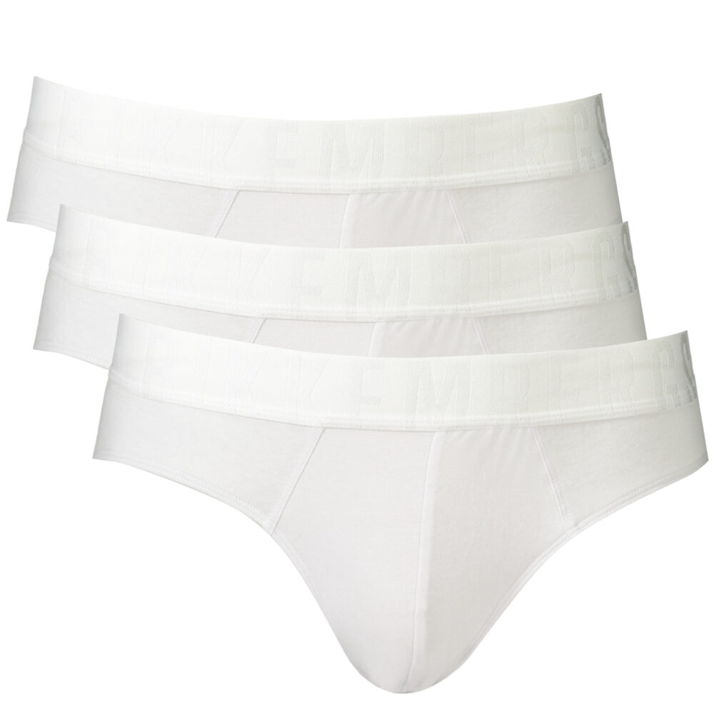 BIKKEMBERGS SLIP UOMO BIANCO