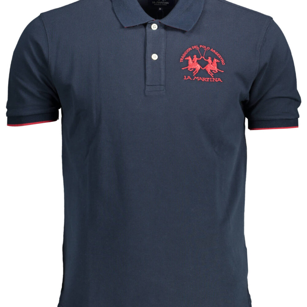 LA MARTINA POLO MANICHE CORTE UOMO BLU
