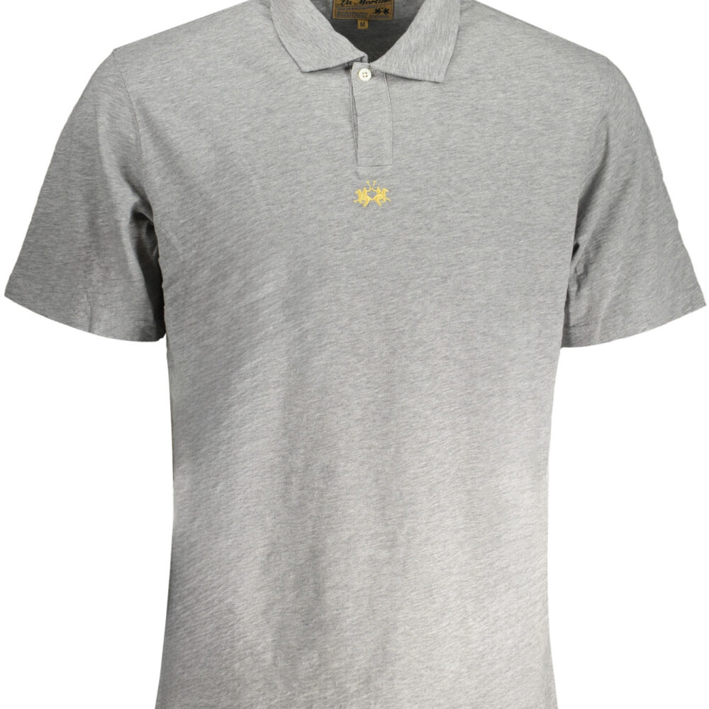 LA MARTINA POLO MANICHE CORTE UOMO GRIGIO