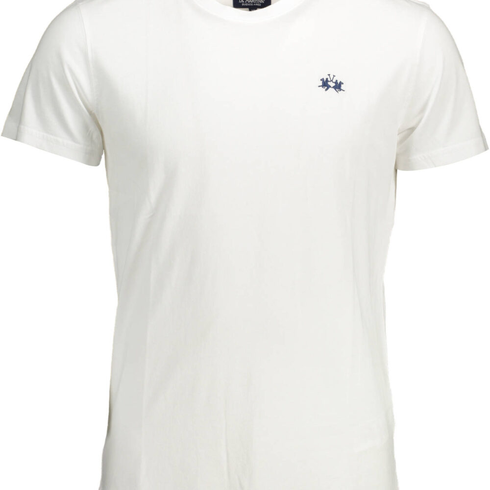 LA MARTINA T-SHIRT MANICHE CORTE UOMO BIANCO