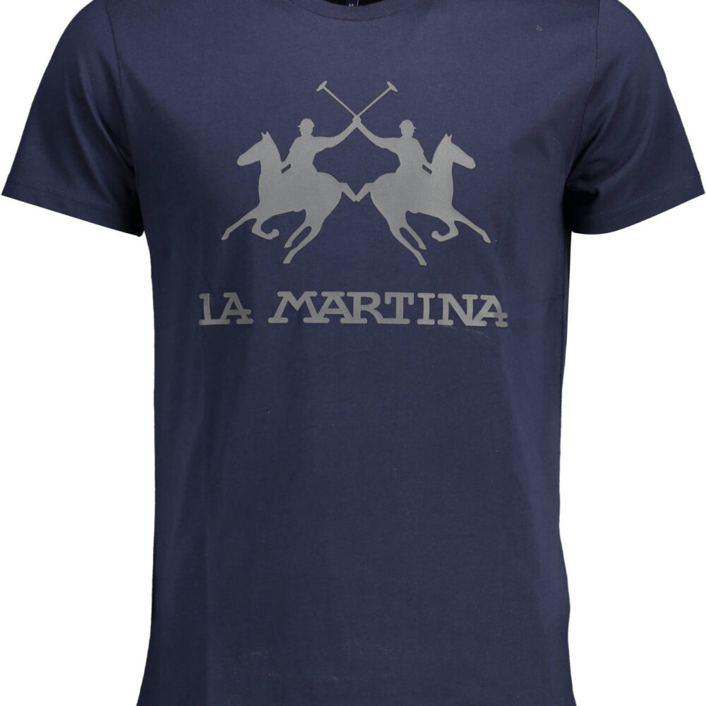 LA MARTINA T-SHIRT MANICHE CORTE UOMO BLU