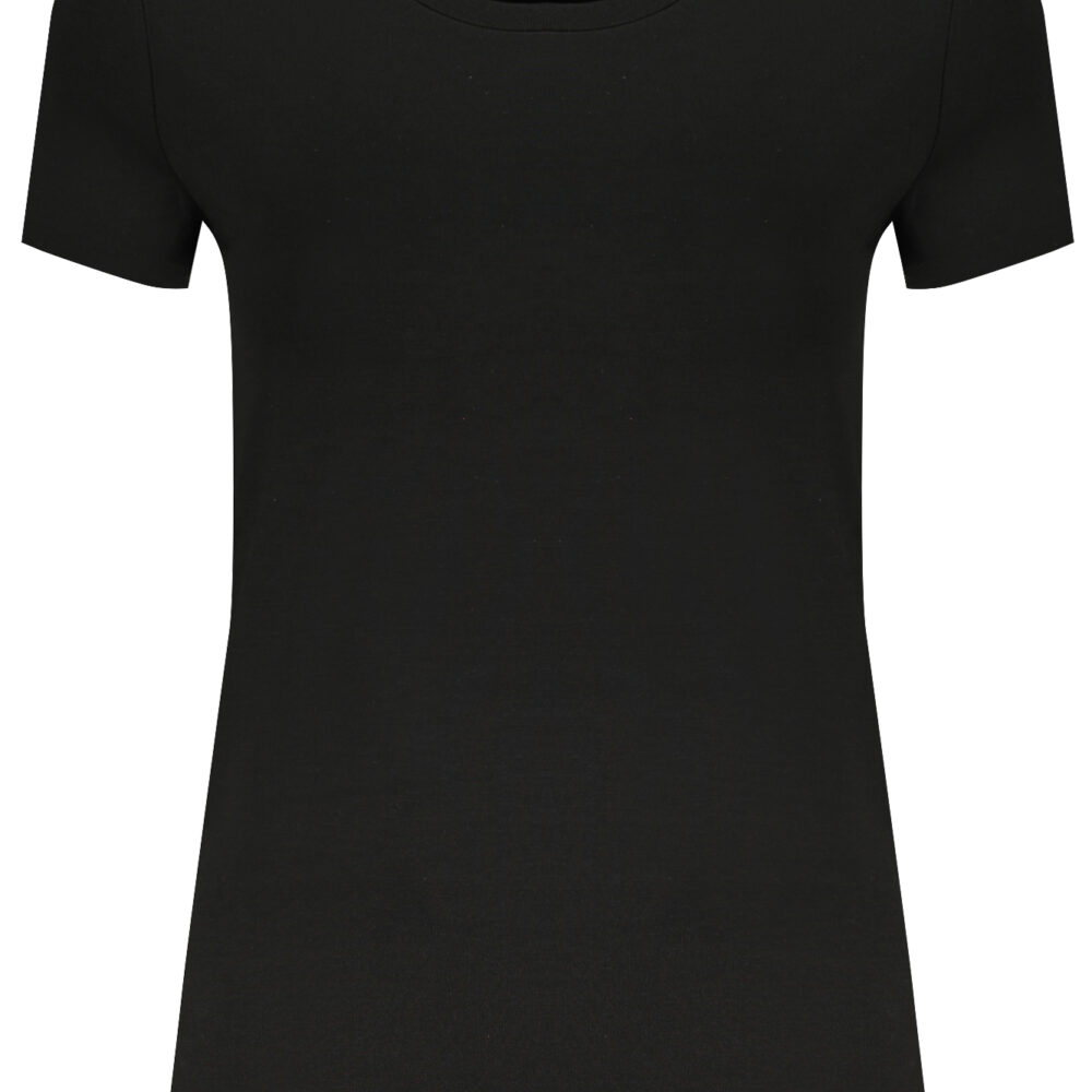 PATRIZIA PEPE T-SHIRT MANICHE CORTE DONNA NERO