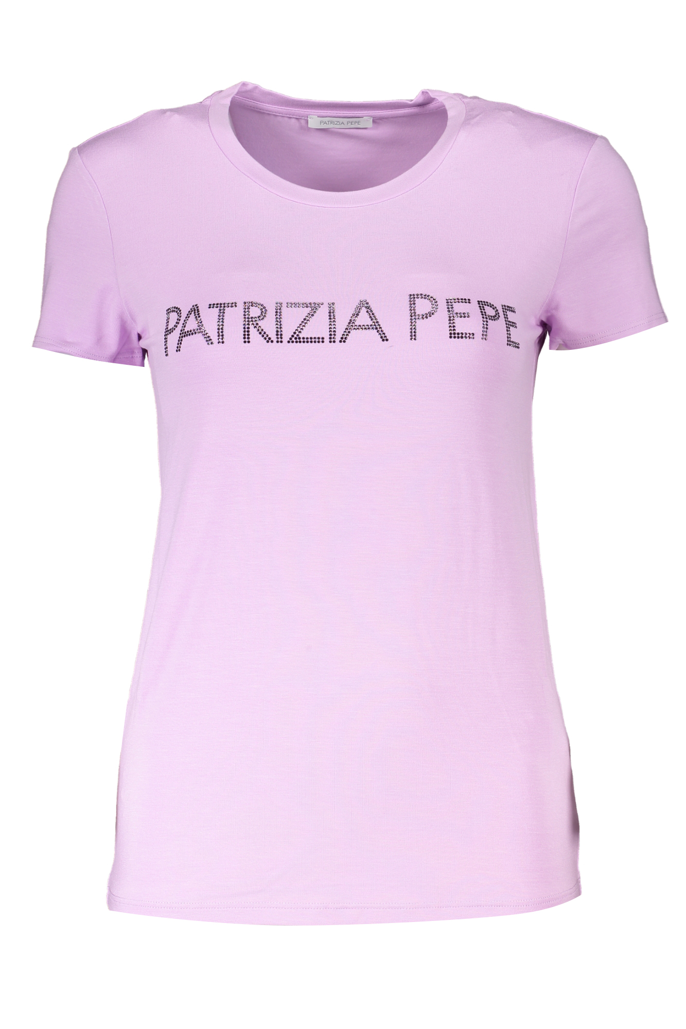 PATRIZIA PEPE T-SHIRT MANICHE CORTE DONNA VIOLA