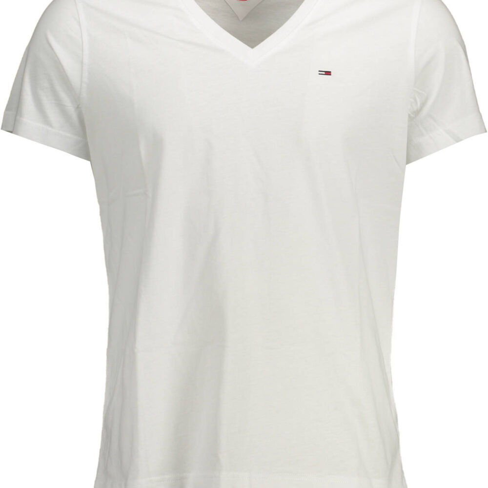TOMMY HILFIGER T-SHIRT MANICHE CORTE UOMO BIANCO