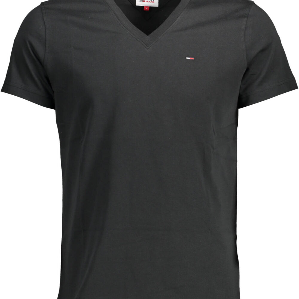 TOMMY HILFIGER T-SHIRT MANICHE CORTE UOMO NERO