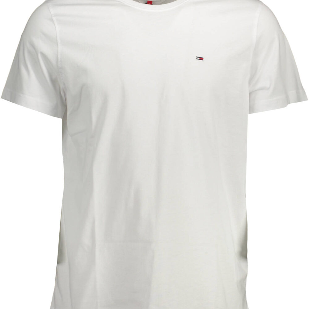 TOMMY HILFIGER T-SHIRT MANICHE CORTE UOMO BIANCO