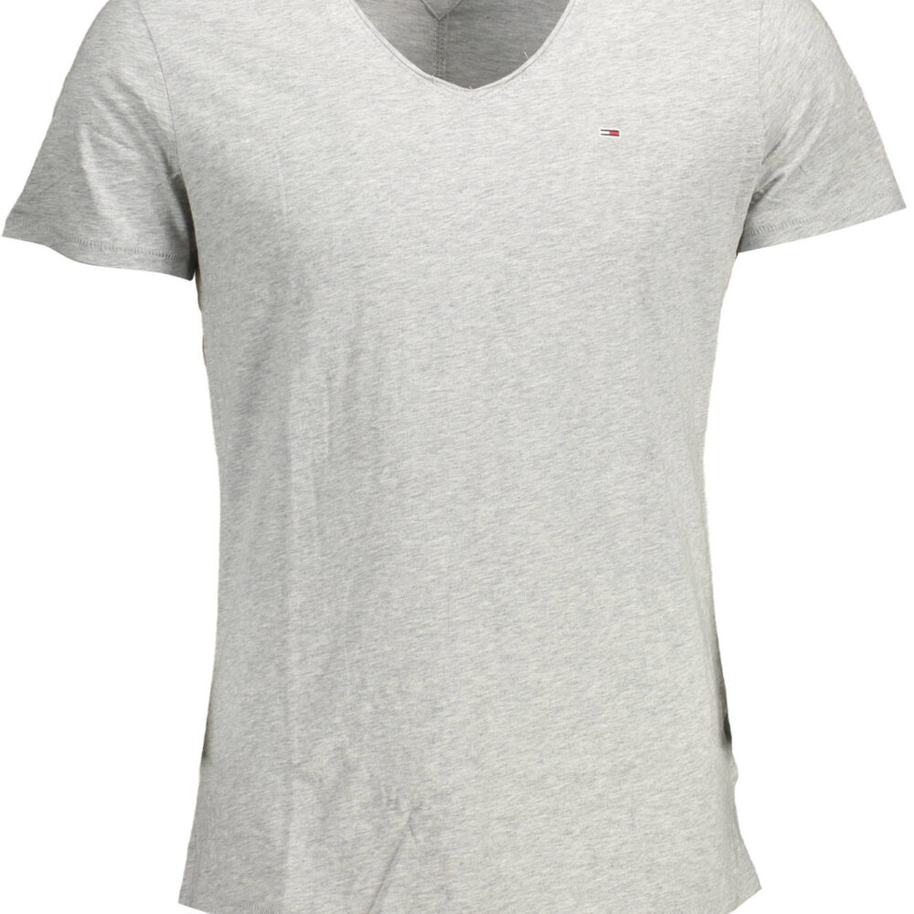 TOMMY HILFIGER T-SHIRT MANICHE CORTE UOMO GRIGIO