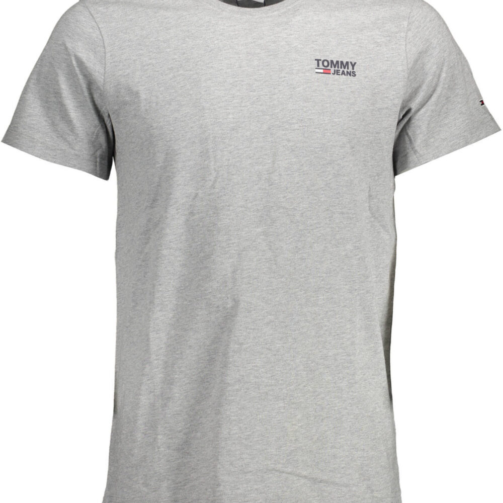 TOMMY HILFIGER T-SHIRT MANICHE CORTE UOMO GRIGIO