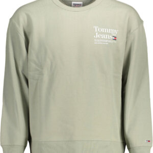 TOMMY HILFIGER FELPA SENZA ZIP UOMO VERDE