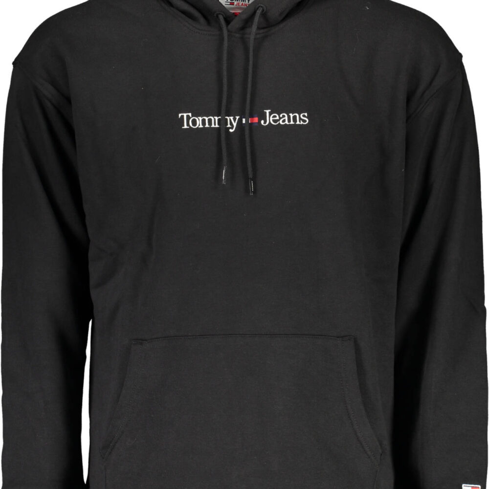 TOMMY HILFIGER FELPA SENZA ZIP UOMO NERO