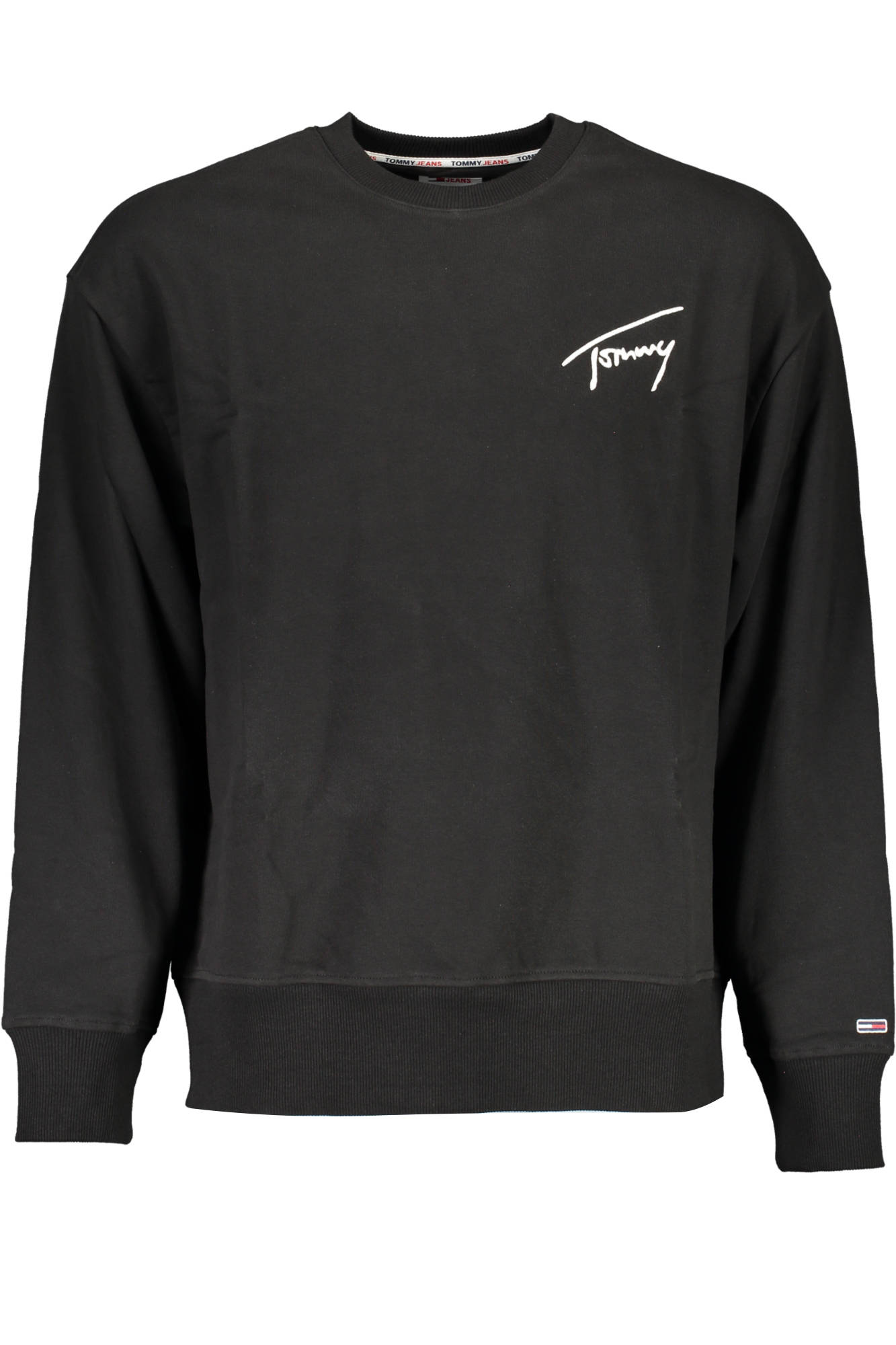 TOMMY HILFIGER FELPA SENZA ZIP UOMO NERO