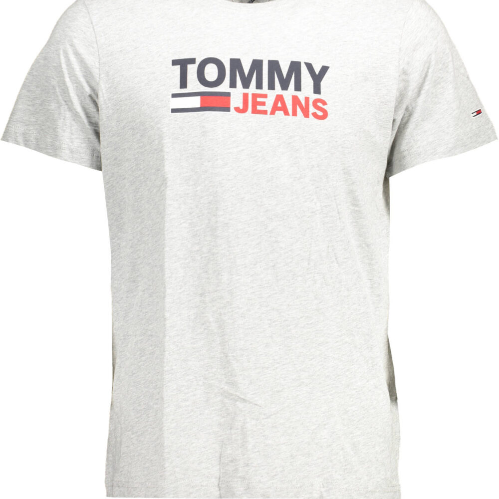 TOMMY HILFIGER T-SHIRT MANICHE CORTE UOMO GRIGIO