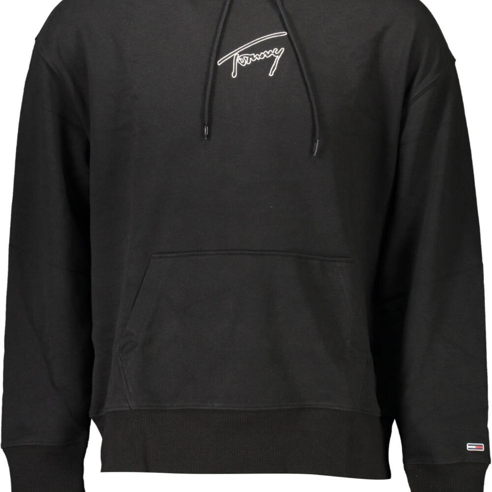 TOMMY HILFIGER FELPA SENZA ZIP UOMO NERO