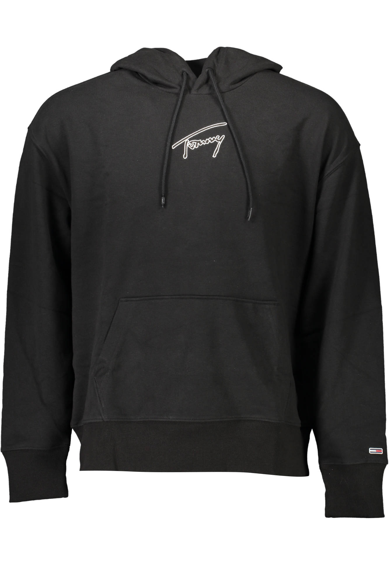 TOMMY HILFIGER FELPA SENZA ZIP UOMO NERO